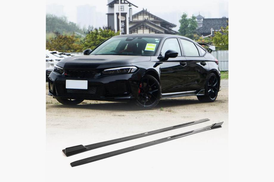 Honda Civic HB 2021- Side Skirts (Carbon) Image