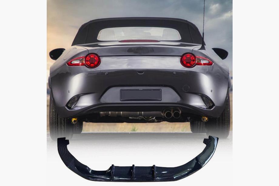 Mazda MX-5 2014- Rear Bumper Diffuser V1 (2022+, Carbon) Image