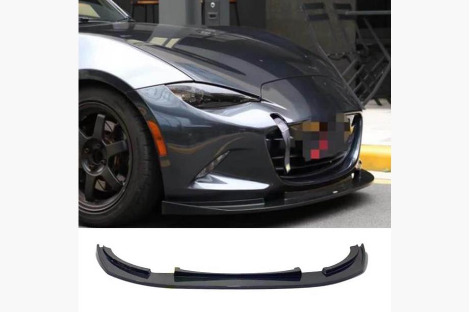 Mazda MX-5 2014- Front Bumper Lip V2 (2022+, Carbon) Image