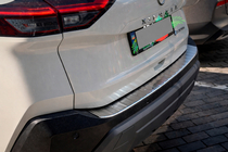 Nissan X-trail T33/Rogue 2022- Carmos rear bumper protector (for e-Power, stainless steel, matte) photo 5