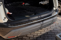 Nissan X-trail T33/Rogue 2022- Carmos rear bumper protector (for e-Power, stainless steel, matte) photo 6