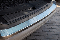 Nissan X-trail T33/Rogue 2022- Carmos rear bumper protector (for e-Power, stainless steel, matte) photo 7