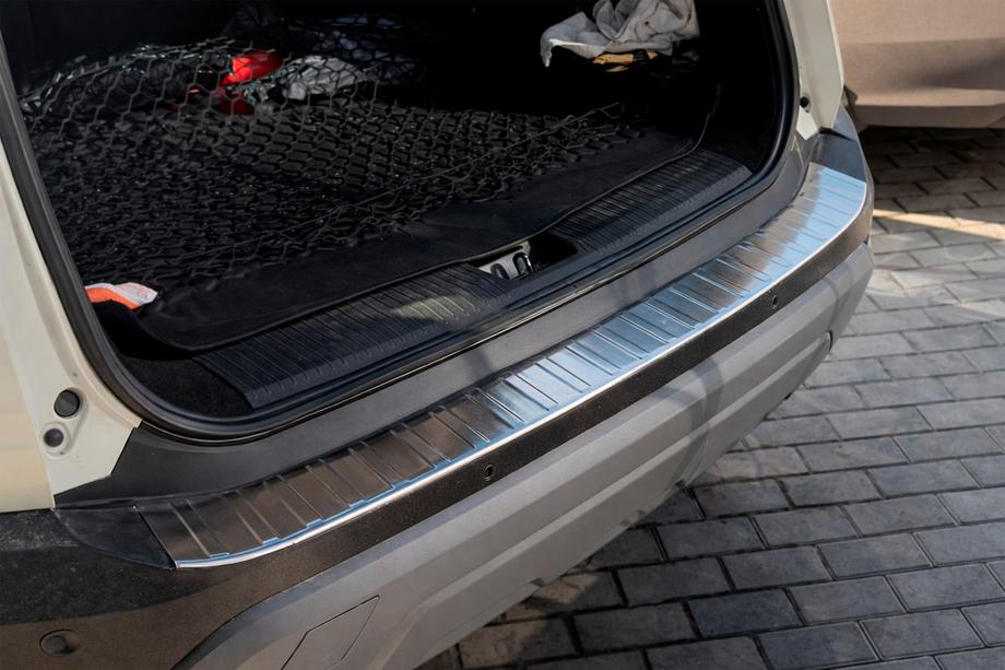 Nissan X-trail T33/Rogue 2022- Carmos rear bumper protector (for e-Power, stainless steel, matte) Image