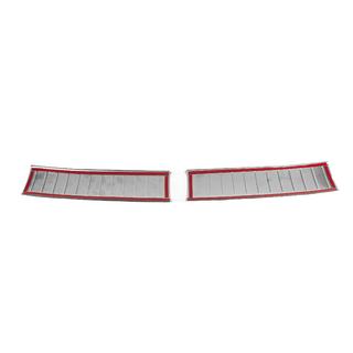 Stainless Steel Rear Bumper Protector Carmos (matte) Kia Sportage 2021- photo 3