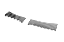 Suzuki SX4 S-Cross 2021- Stainless Steel Rear Bumper Protector Carmos (matte) photo 2