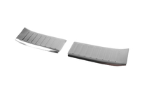Nissan Juke 2020- Rear bumper protector Carmos stainless steel matte photo 2