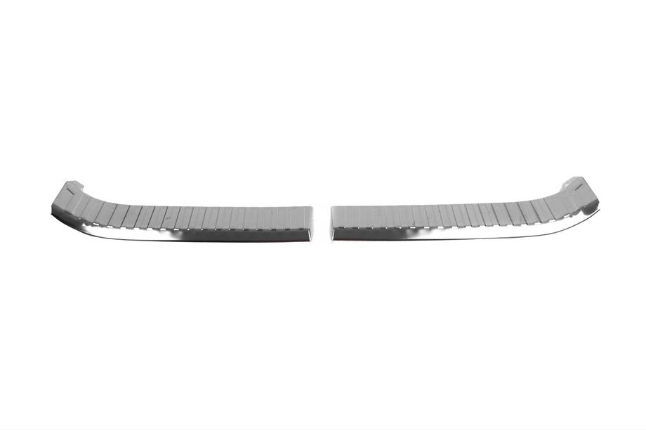 Skoda Kodiaq 2023- Stainless Steel Rear Bumper Protector Carmos (matte) Photo 1