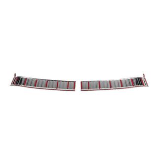 Stainless Steel Rear Bumper Protector Carmos (glossy) Skoda Kodiaq 2023- photo 3