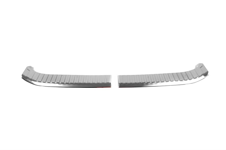 Skoda Kodiaq 2023- Stainless Steel Rear Bumper Protector Carmos (glossy) Photo 1