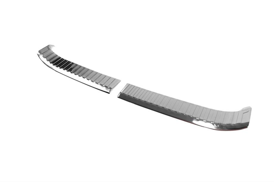 Skoda Kodiaq 2023- Stainless Steel Rear Bumper Protector Carmos (glossy) Photo 2