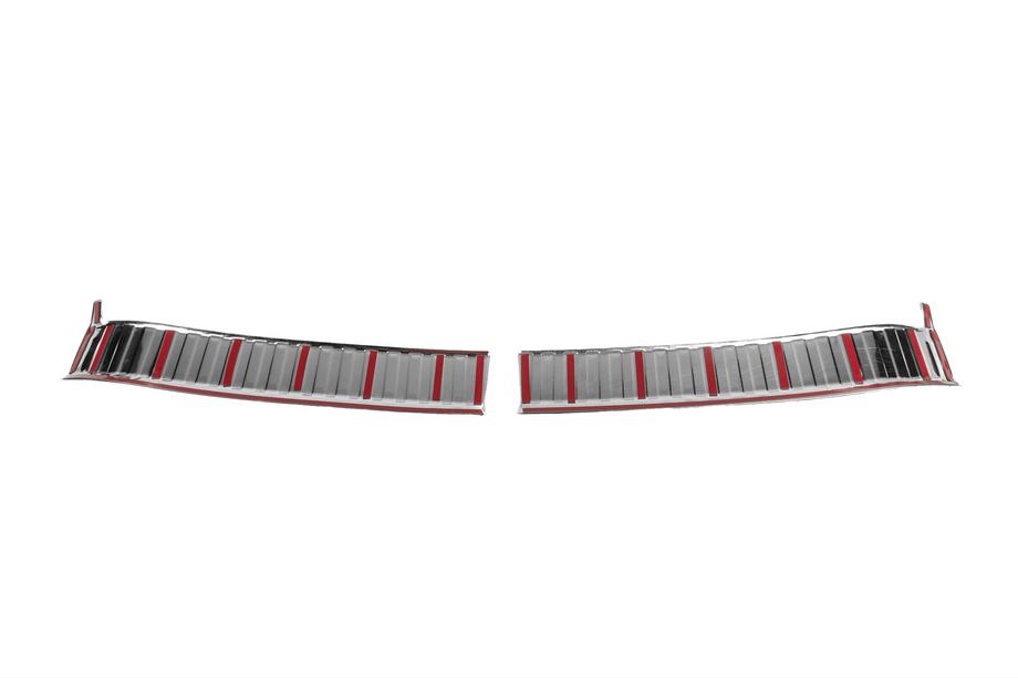 Skoda Kodiaq 2023- Stainless Steel Rear Bumper Protector Carmos (glossy) Photo 3