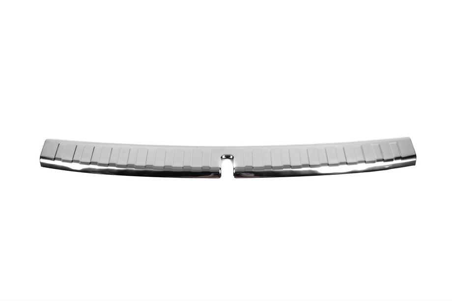 BMW iX (I20) 2022- Rear bumper sill protector Carmos (2024+, stainless steel, gloss) Photo 1
