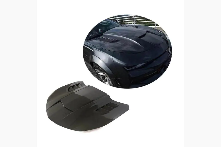 Chevrolet Camaro 2015- Hood (2015-2019, Carbon) Image