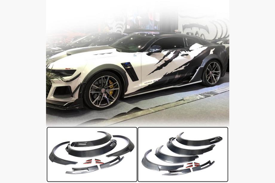 Chevrolet Camaro 2015- Fender Flares (2016-2019, Carbon) Image