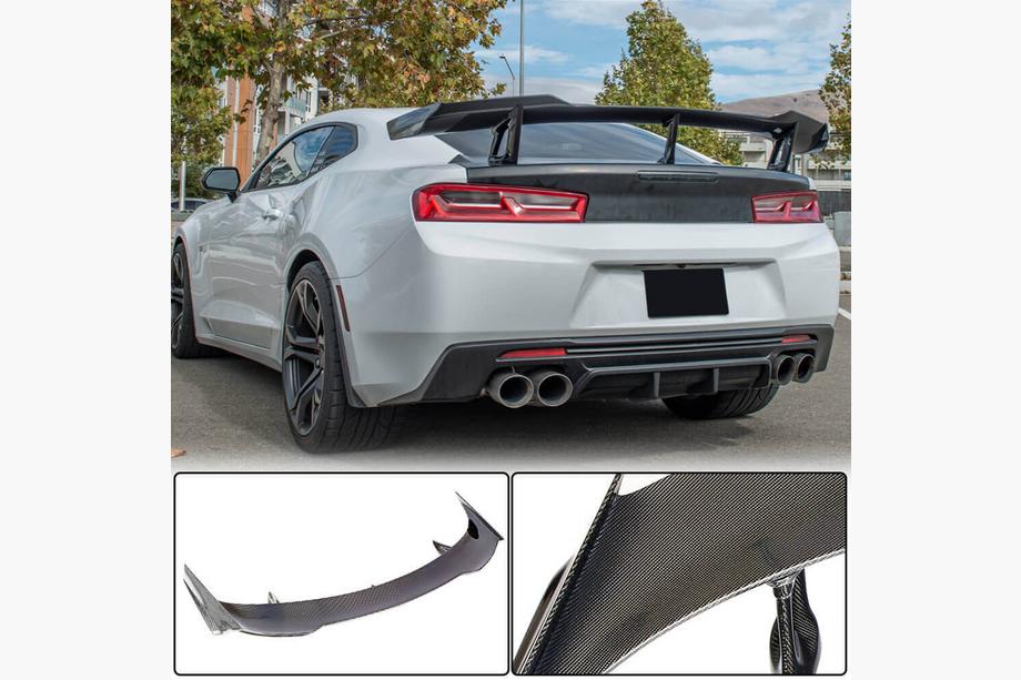 Chevrolet Camaro 2015- Spoiler V1 (Carbon) Image
