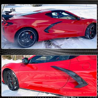 Carbon Rear Fender Covers (2019-2022) Chevrolet Corvette C8 2019- photo 4
