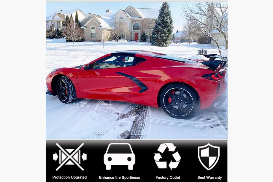 Chevrolet Corvette C8 2019- Carbon Rear Fender Covers (2019-2022) Photo 2