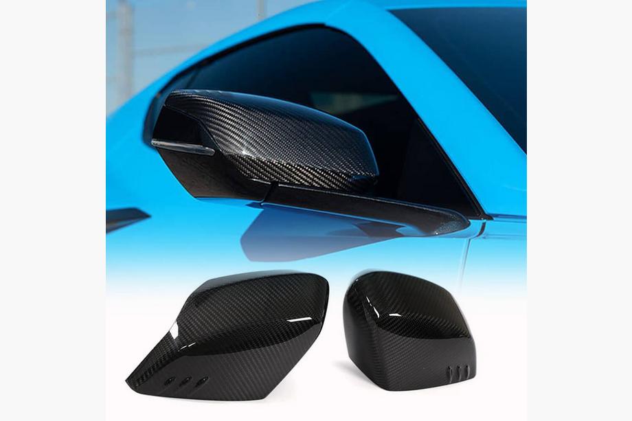 Chevrolet Corvette C8 2019- Mirror Covers (2019-2022, Carbon) Image