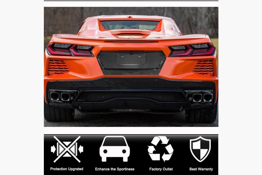 Chevrolet Corvette C8 2019- Trunk Lid Carbon Cover (2019-2022, Carbon) Photo 2