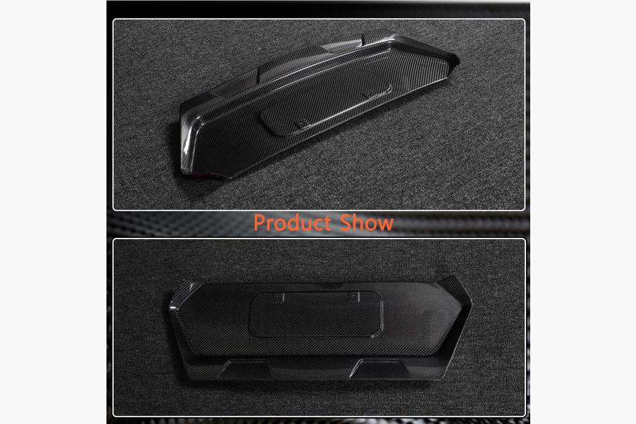 Chevrolet Corvette C8 2019- Trunk Lid Carbon Cover (2019-2022, Carbon) Photo 3