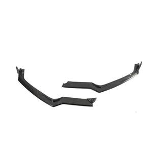 Front Bumper Lip Spoiler (2019-2022, Carbon) Chevrolet Corvette C8 2019- photo 4