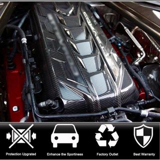 Engine Cover (2019-2022, Carbon) Chevrolet Corvette C8 2019- photo 2