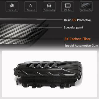 Engine Cover (2019-2022, Carbon) Chevrolet Corvette C8 2019- photo 4