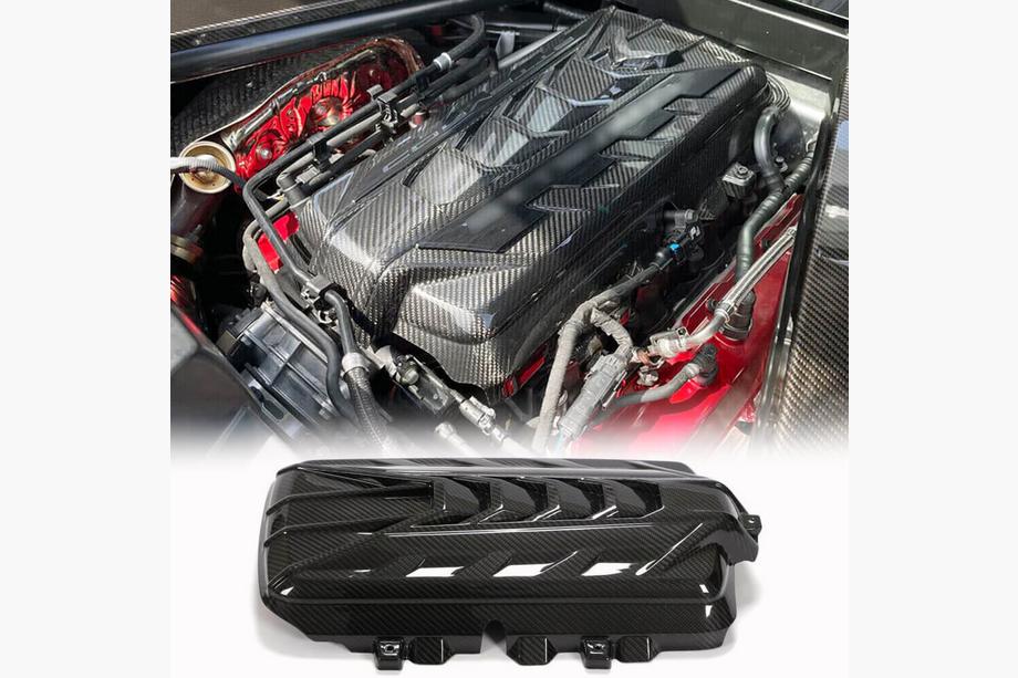 Chevrolet Corvette C8 2019- Engine Cover (2019-2022, Carbon) Image