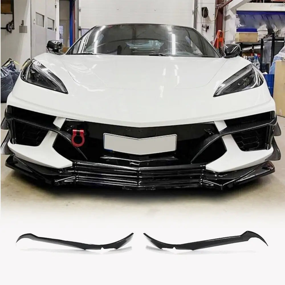 Carbon Front Bumper Covers (2019-2022) photo 1