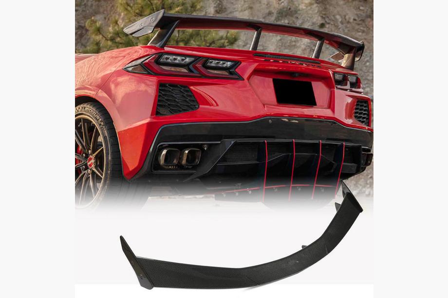 Chevrolet Corvette C8 2019- Spoiler V1 (Carbon) Image