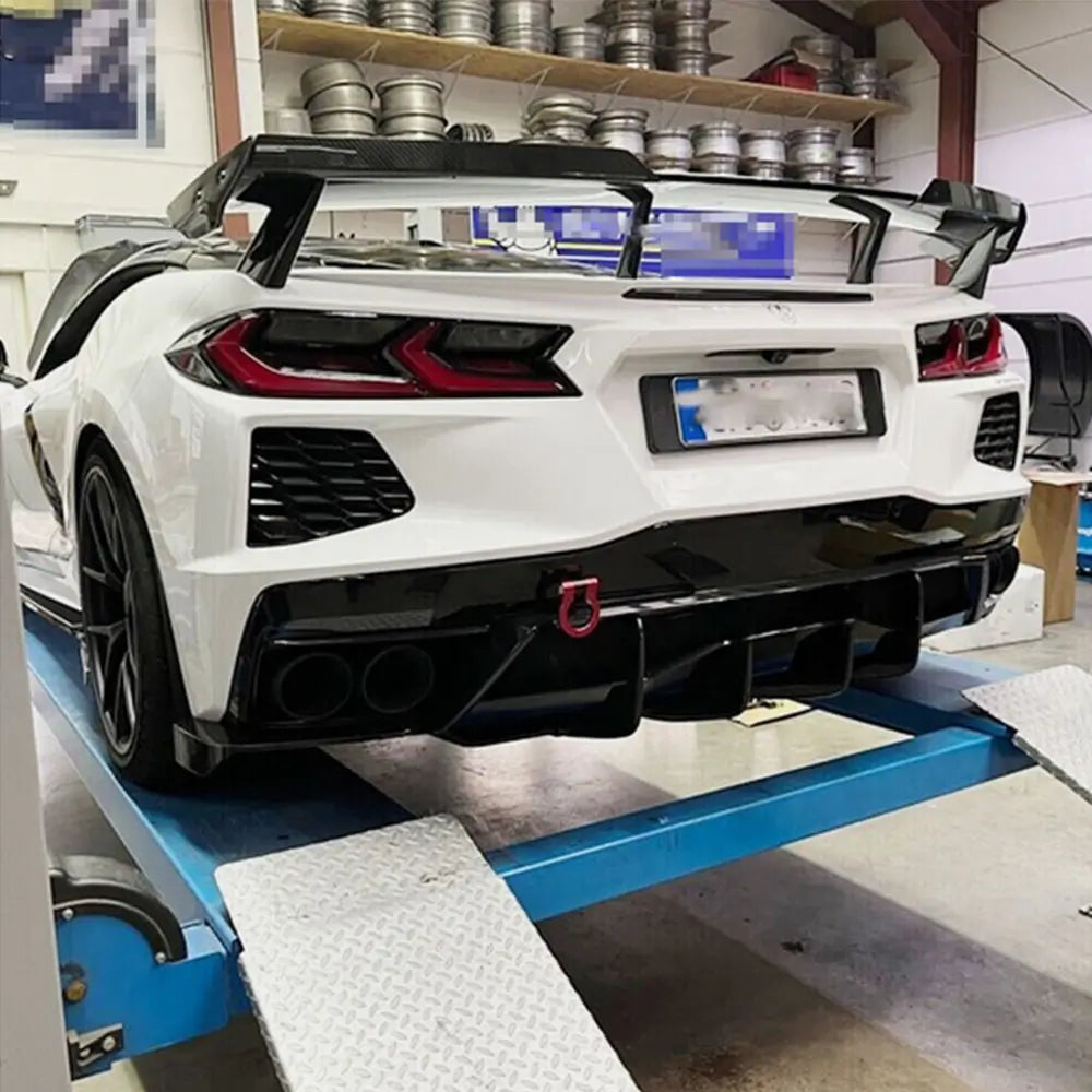 Rear bumper cover (2019-2022, Carbon) photo 2