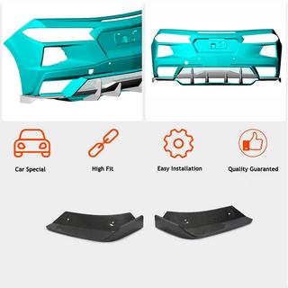 Rear bumper cover (2019-2022, Carbon) photo 3