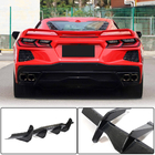 Chevrolet Corvette C8 2019- Rear Bumper Diffuser V2 (2019-2022, Carbon) photo 2