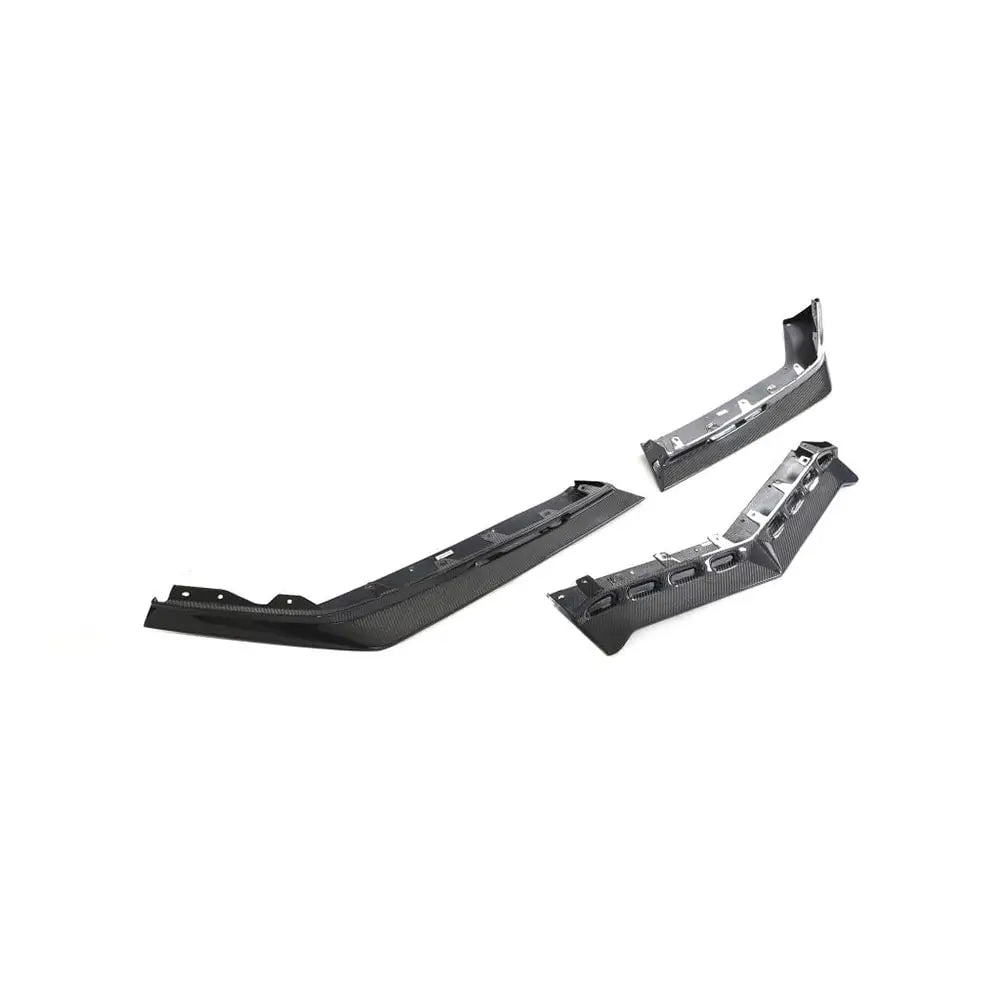 Chevrolet Corvette C8 2019- Front Bumper Lip Spoiler (for Z06, 2020-2024, Carbon) photo 7