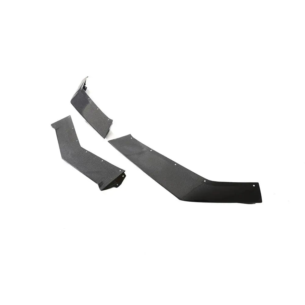 Chevrolet Corvette C8 2019- Front Bumper Lip Spoiler (for Z06, 2020-2024, Carbon) photo 8