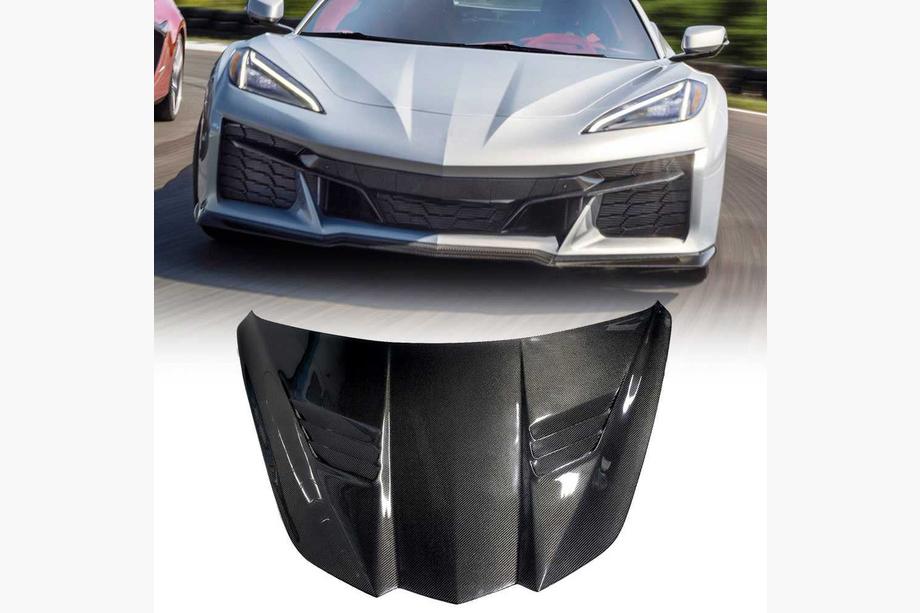 Chevrolet Corvette C8 2019- Hood (for Z06, 2022-2024, Carbon) Image