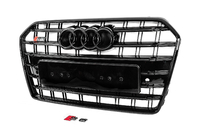 Audi A6 C7 2011-2017 Front Black Grille S-Style (2014-2017) photo 3