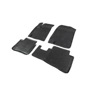 Rubber floor mats with edge (4 pcs, Polytep) photo 2