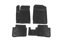 Hyundai Accent 2006-2010 Rubber floor mats with edge (4 pcs, Polytep) photo 1