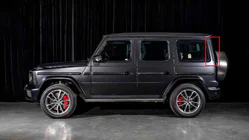 Mercedes G сlass W465 2025- Carbon Rear Pillar Covers photo 2