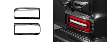 Mercedes G class W465 2025- Rear Tail Light Surrounds Carbon photo 3