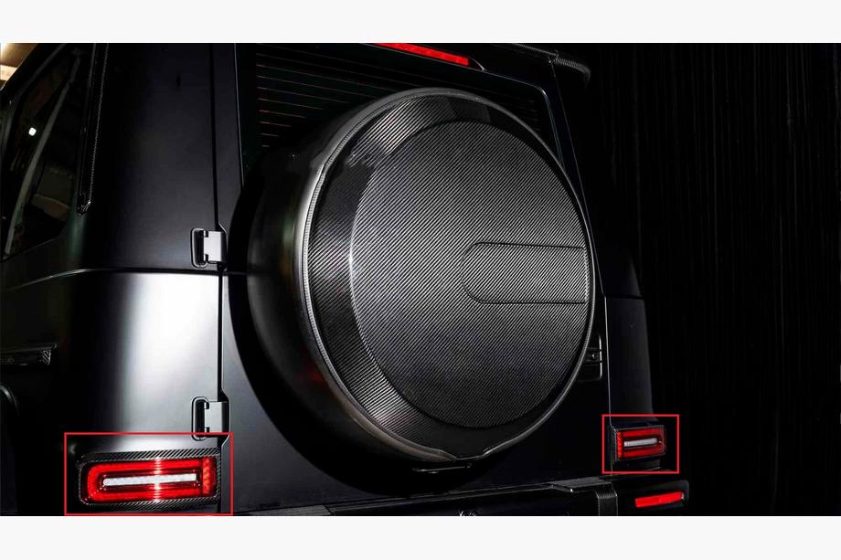 Mercedes G class W465 2025- Rear Tail Light Surrounds Carbon Image
