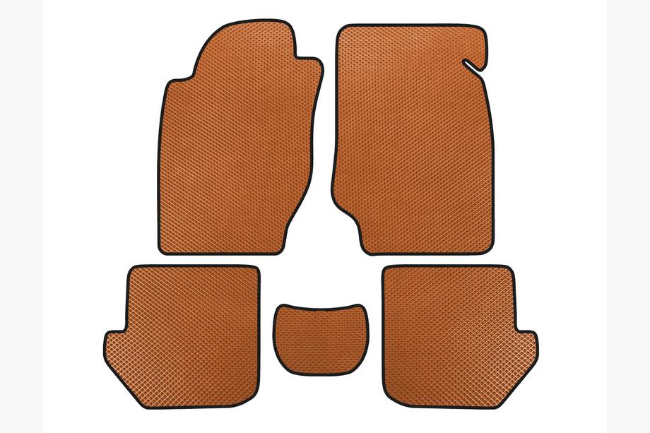Toyota Rav 4 1996-2001 EVA Floor Mats (Orange) Image