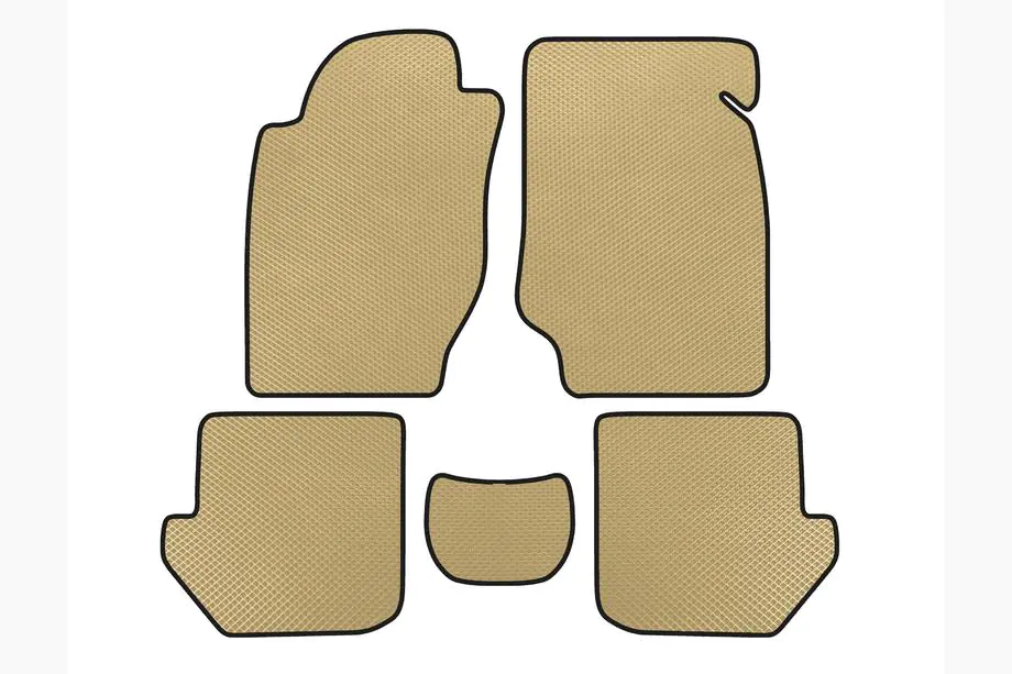 Toyota Rav 4 1996-2001 EVA Floor Mats (Beige) Image