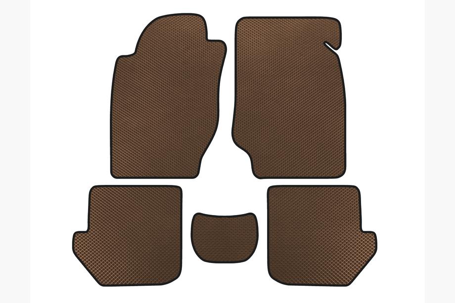 Toyota Rav 4 1996-2001 EVA Floor Mats (Brown) Image