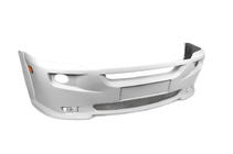 Volkswagen Crafter 2006-2016 Front bumper lip 2012↗ (2 headlight openings, primed for painting) photo 1