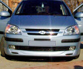 Hyundai Getz 2002- Front lower lip spoiler (primed) photo 5