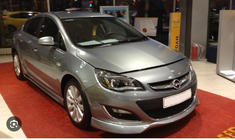 Opel Astra J 2009-2015 Front lower lip 2012-2015 (primed for painting) photo 1