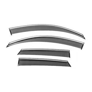 Window Deflectors with Chrome Trim Niken Luxury (4 pcs) photo 2