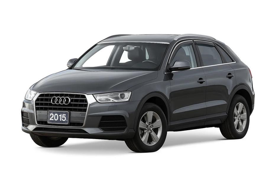 Audi Q3 2011-2019 Window Deflectors with Chrome Trim Niken Luxury (4 pcs) Image